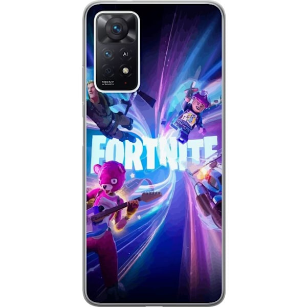 Xiaomi Redmi Note 11 Pro Läpinäkyvä kuori Fortnite