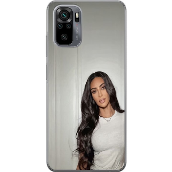 Xiaomi Redmi Note 10 Läpinäkyvä kuori Kim Kardashian – Iconic Style Collection