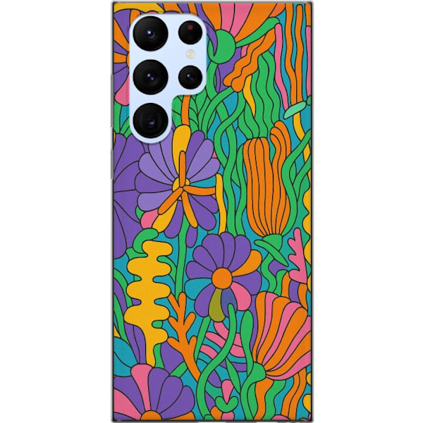 Samsung Galaxy S22 Ultra 5G Genomskinligt Skal Color Pop