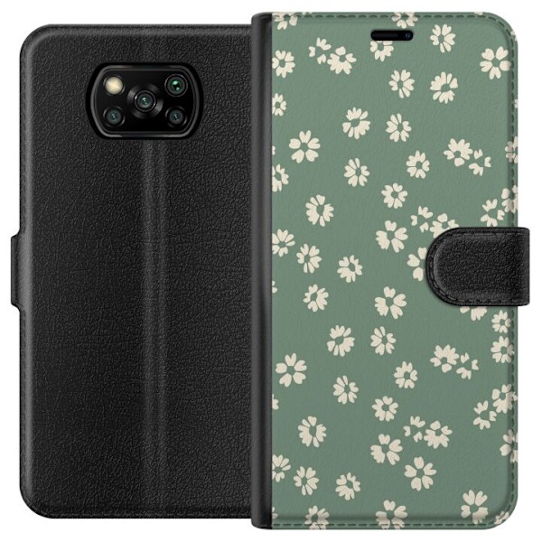 Xiaomi Poco X3 NFC Plånboksfodral Blomsterdröm – färgglatt blommönster