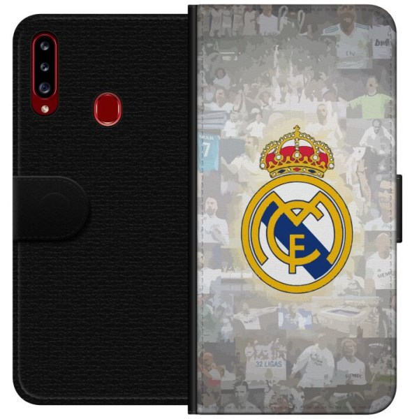 Samsung Galaxy A20s Plånboksfodral Real Madrid