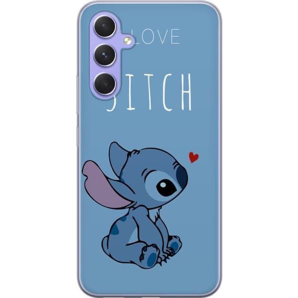 Kompatibelt Mobildeksel til Samsung Galaxy A54 I Love Stitch