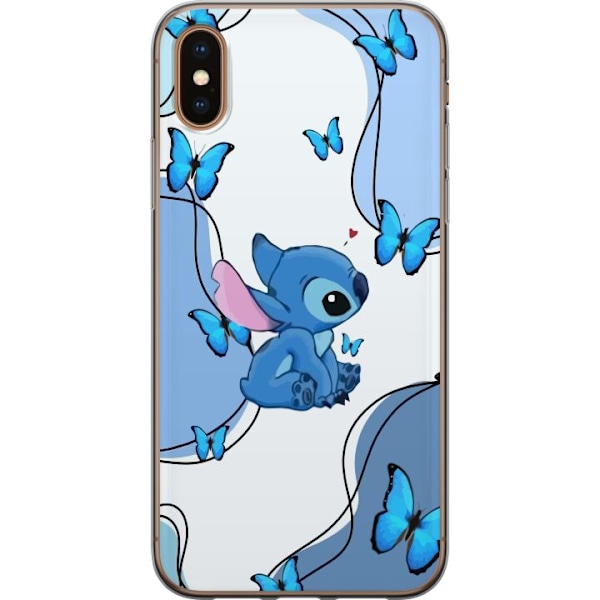 Apple iPhone X Läpinäkyvä kuori Kutistaa