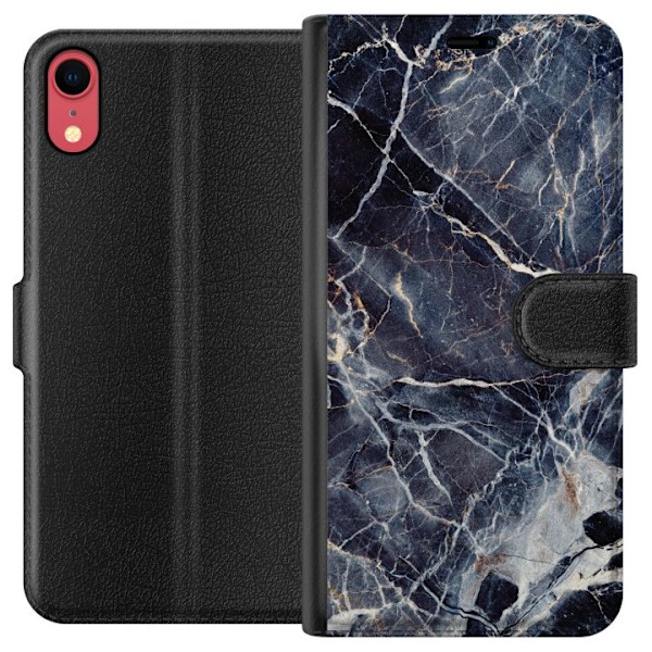 Apple iPhone XR Lommeboketui Marmorert