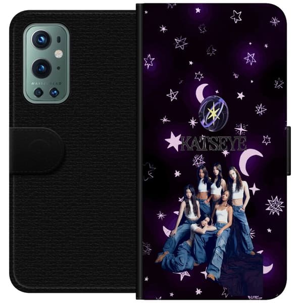 Kompatibel Tegnebogsetui til OnePlus 9 Pro KATSEYE lilla