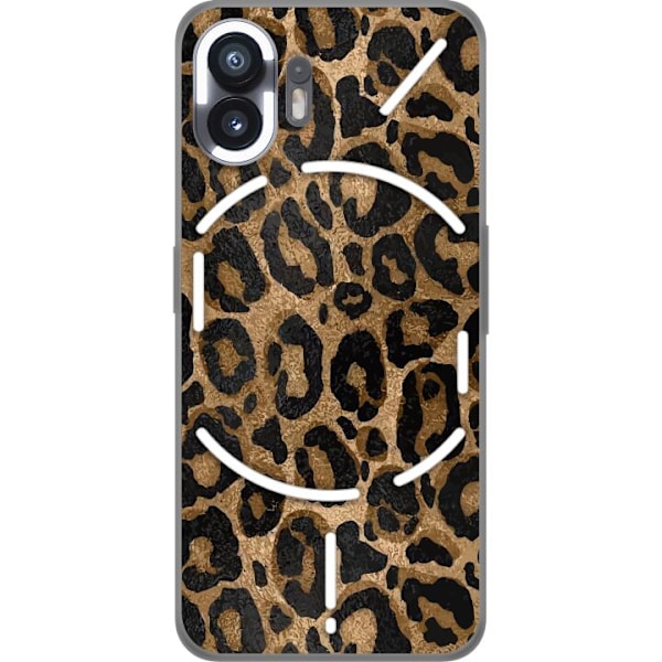 Nothing Phone (2) Genomskinligt Skal Leopard Luxe