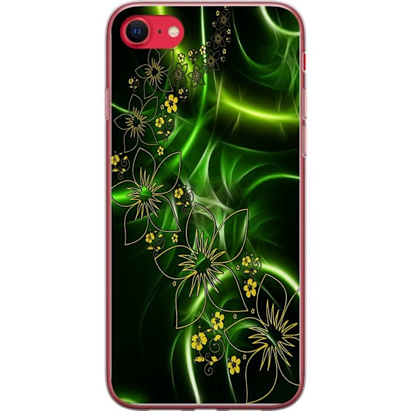 Apple iPhone SE (2022) Läpinäkyvä kuori Kukat