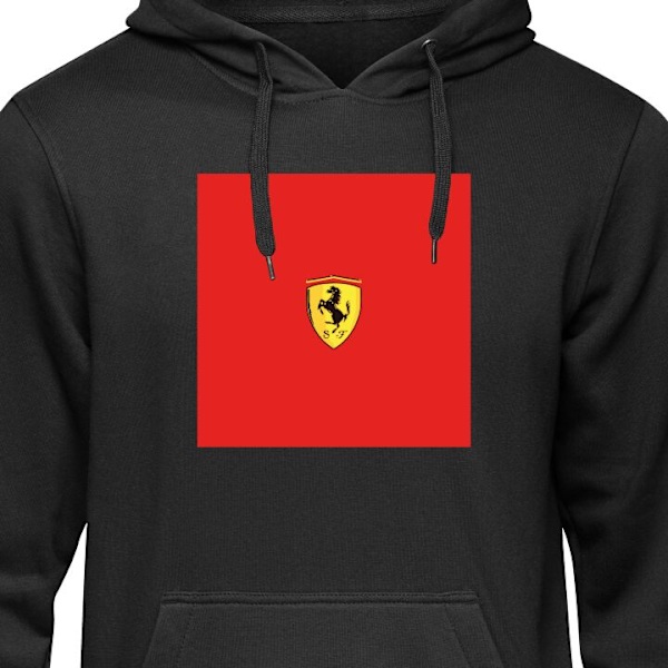 Børne-Hoodie | Blød Hættetrøje til Børn Ferrari S.p.A. sort 9-11 År