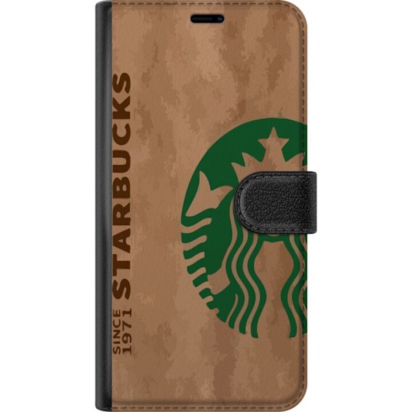 Apple iPhone 16 Pro Max Lompakkokotelo Starbucks Kahvi