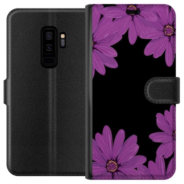 Kompatibel Tegnebogsetui til Samsung Galaxy S9+ Blomsterarrangement
