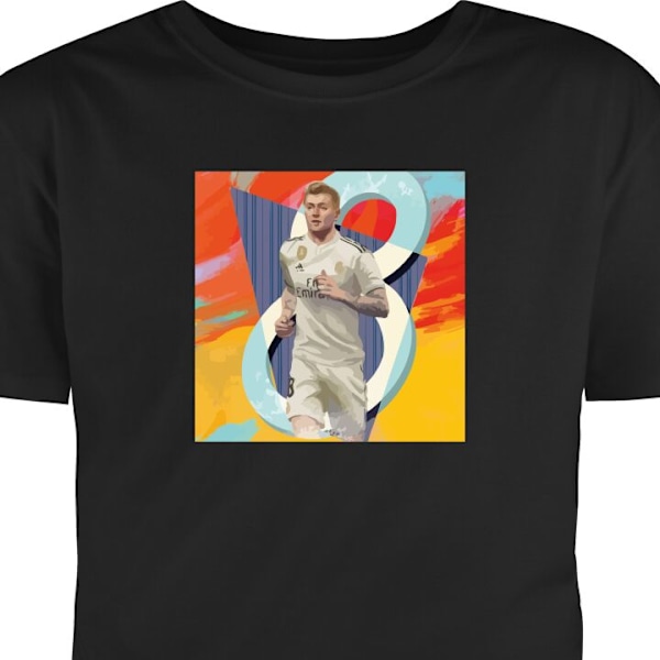 T-shirt til Voksen | Klassisk Voksen T-shirt Toni Kroos sort XL