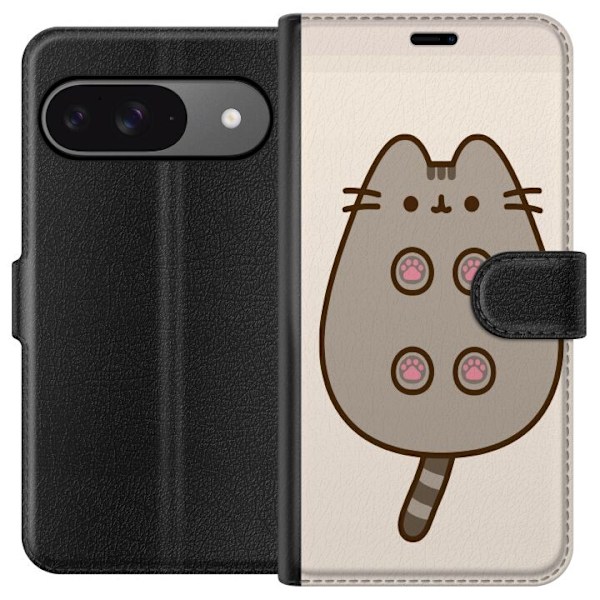 Google Pixel 9 Lommeboketui Kawaii Katt