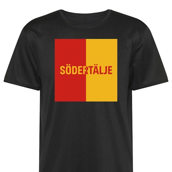 Trenings T-skjorte | Sport T-skjorte for Voksen Södertälje svart Stor
