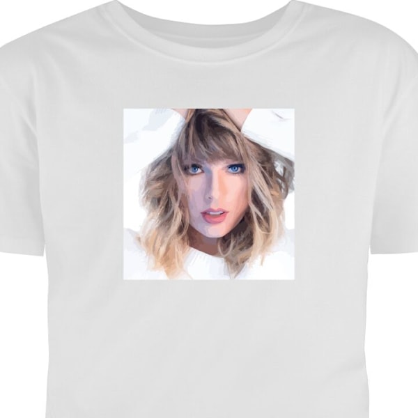 Barn-T-shirt | Bekväm T-shirt för Barn Taylor Swift vit 7-8 År