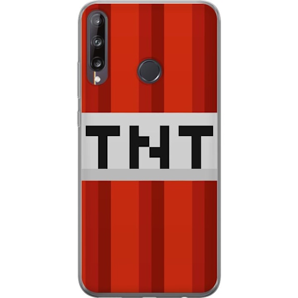 Huawei P40 lite E Genomskinligt Skal Minecraft TNT