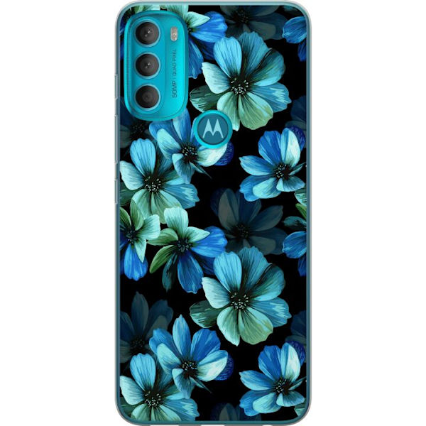 Motorola Moto G71 5G Gennemsigtig cover Blomster