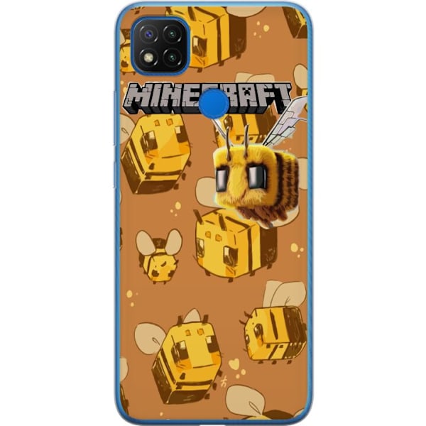 Xiaomi Redmi 9C Läpinäkyvä kuori Minecraft Bi