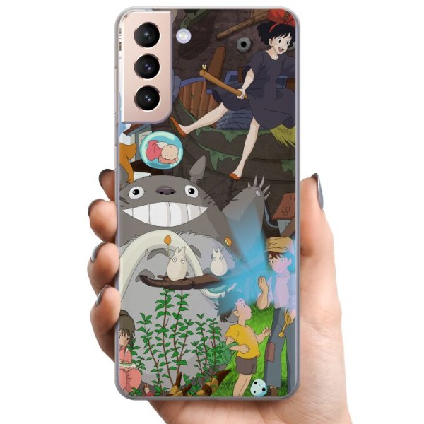 Samsung Galaxy S21 TPU Mobilcover Studio Ghibli