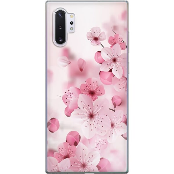 Samsung Galaxy Note10+ Cover / Mobilcover - Kirsebærblomst