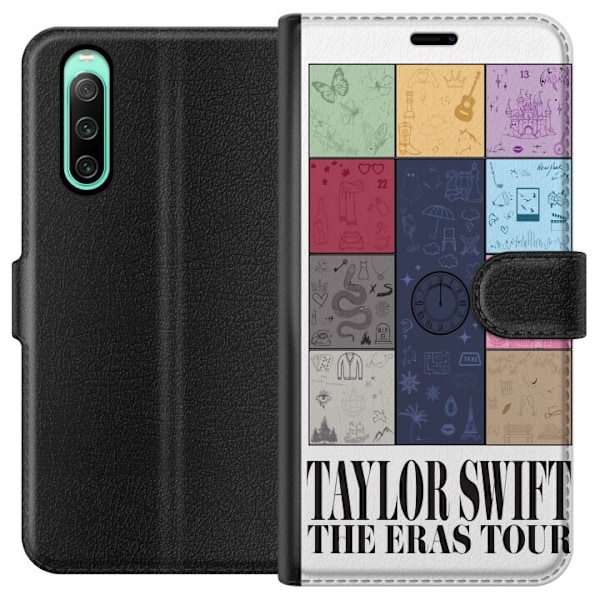 Sony Xperia 10 IV Plånboksfodral Taylor Swift Färger