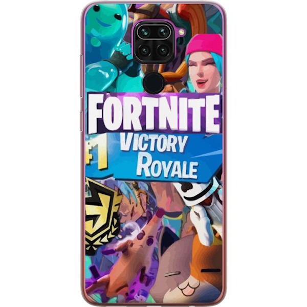 Xiaomi Redmi Note 9 Gennemsigtig cover Fortnite