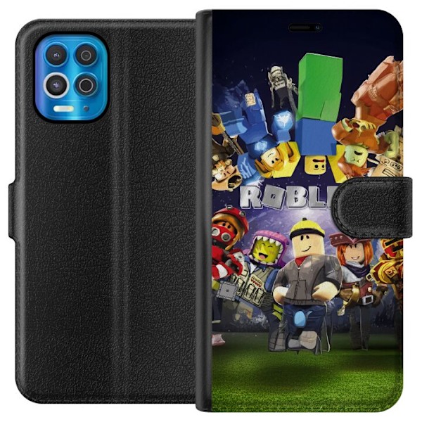 Motorola Edge S Tegnebogsetui Roblox Verden - Gaming Eventyr f