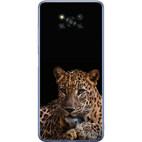 Xiaomi Poco X3 Pro Läpinäkyvä kuori Leopard