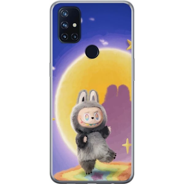 OnePlus Nord N10 5G Gjennomsiktig deksel Labubu Neon Pop - Neonfarget pop art-monster