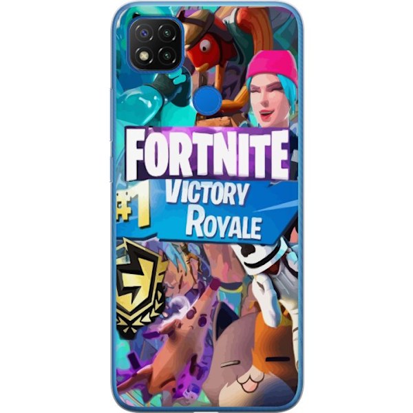 Xiaomi Redmi 9C Gjennomsiktig deksel Fortnite