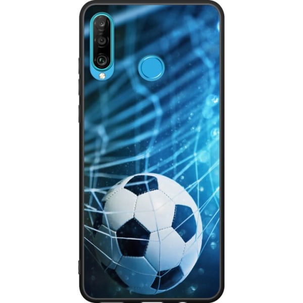 Huawei P30 lite Svart deksel VM Fotball 2018