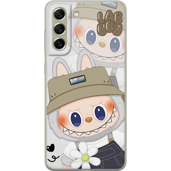 Samsung Galaxy S21 FE 5G Genomskinligt Skal Labubu Minimal Moo