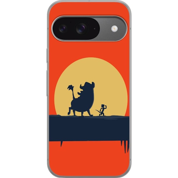 Google Pixel 9 Läpinäkyvä kuori Hakuna Matata