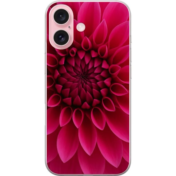 Apple iPhone 16 Läpinäkyvä kuori Rosecore