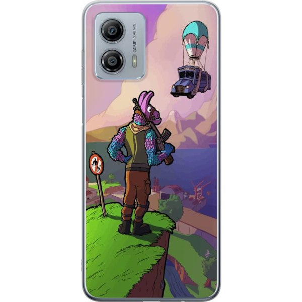 Motorola Moto G53 Gennemsigtig cover Fortnite