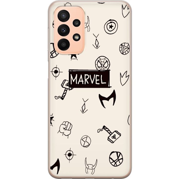 Samsung Galaxy A23 Genomskinligt Skal Marvel