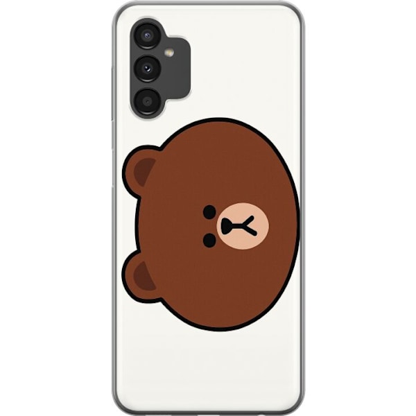 Samsung Galaxy A04s Genomskinligt Skal line friends brown