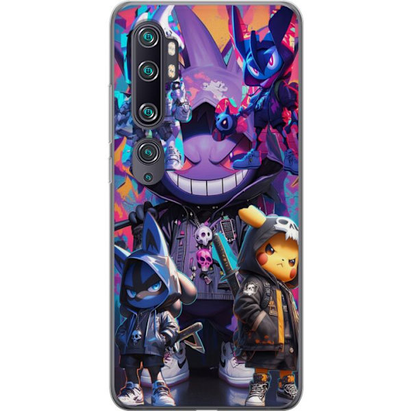 Xiaomi Mi Note 10 Gennemsigtig cover Pokemon