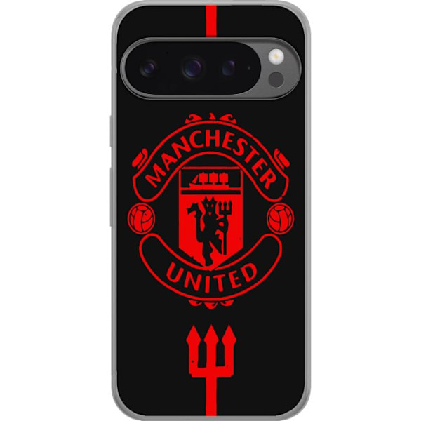 Google Pixel 9 Pro XL Läpinäkyvä kuori ManchesterUnited