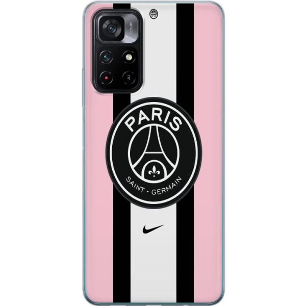 Xiaomi Poco M4 Pro 5G Gennemsigtig cover Paris Saint-Germain F