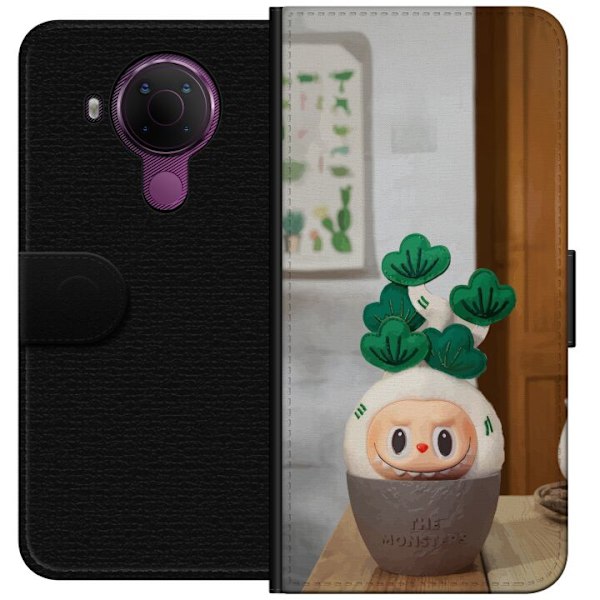 Nokia 5.4 Tegnebogsetui MONSTRENE Uduelige Planter