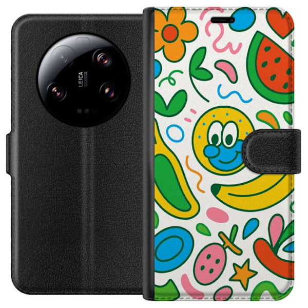 Xiaomi 13 Ultra Lommeboketui Sommerfuglslør