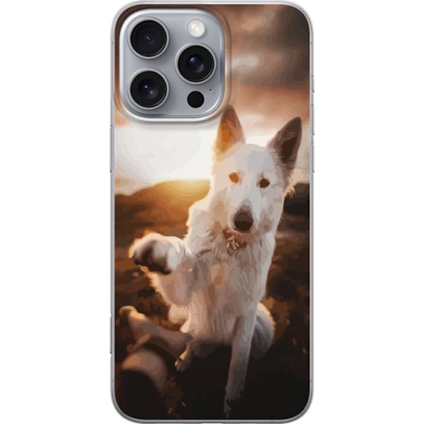 Apple iPhone 16 Pro Max Gennemsigtig cover Hund