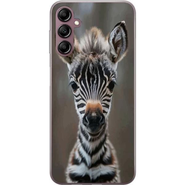 Samsung Galaxy A14 5G Genomskinligt Skal Giraff Djurmotiv Afrika Natur Grafiskt Motiv Savann Vilda Djur Populär Väggkonst Exotiskt Tema