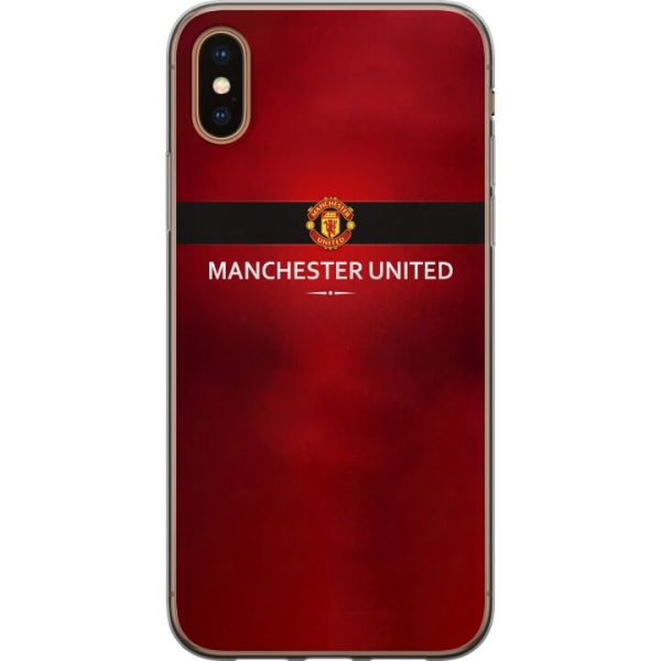 Apple iPhone XS Gjennomsiktig deksel Manchester United