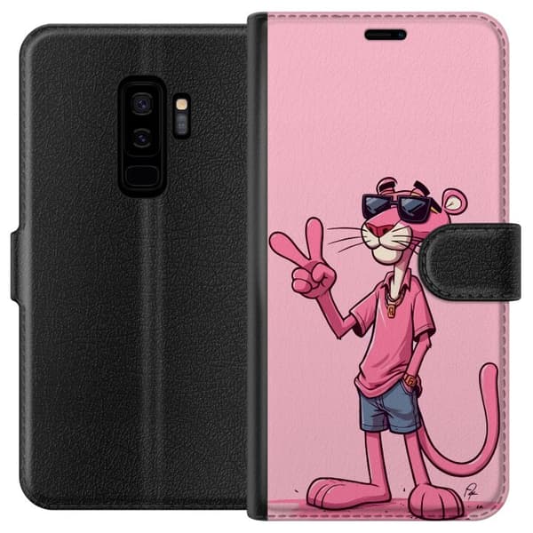Kompatibel Tegnebogsetui til Samsung Galaxy S9+ Pink Panter Peace