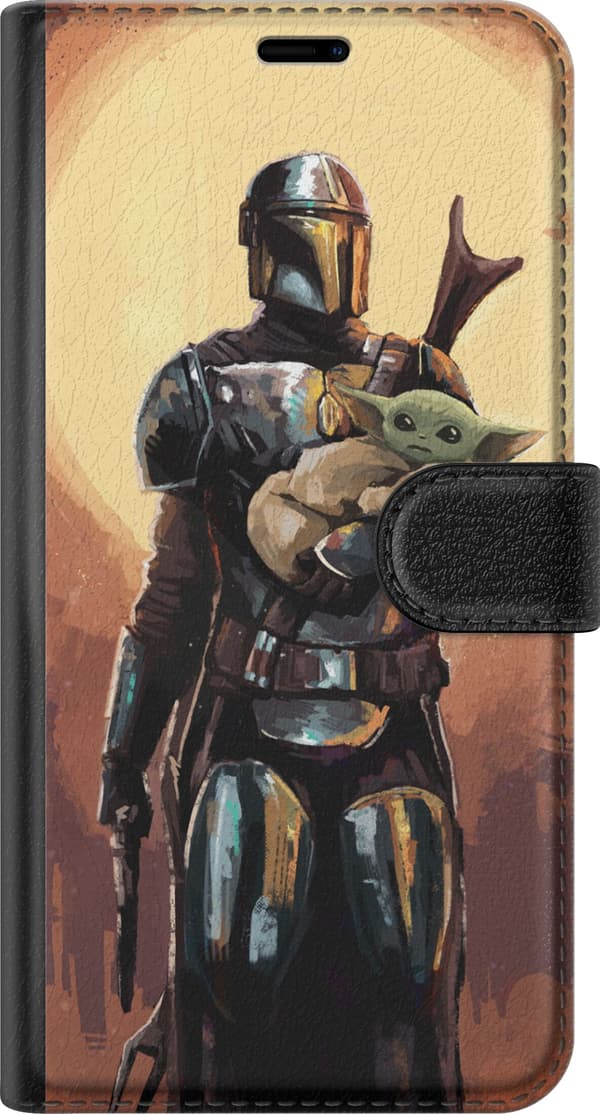 Kompatibel Tegnebogsetui til Apple iPhone 8 Plus Baby Yoda