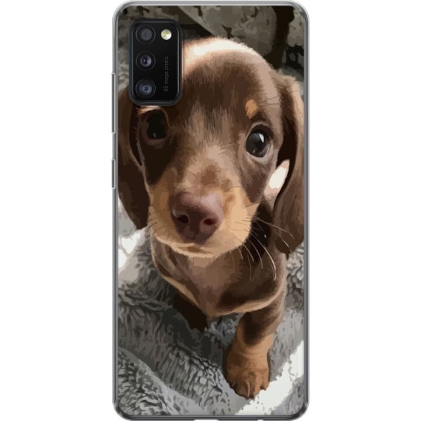 Samsung Galaxy A41 Skal / Mobilskal - Cute Dog / Söt Hund