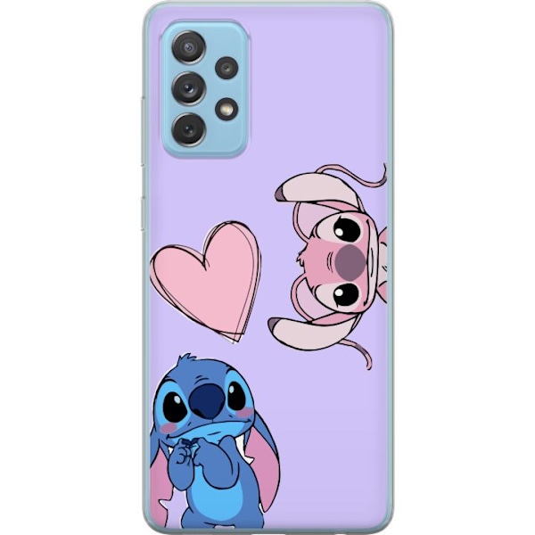 Samsung Galaxy A72 5G Läpinäkyvä kuori Stitch Mode