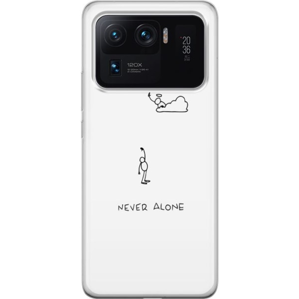 Xiaomi Mi 11 Ultra Gennemsigtig cover Aldrig Alene
