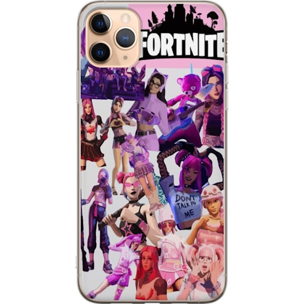 Apple iPhone 11 Pro Max Gjennomsiktig deksel Fortnite